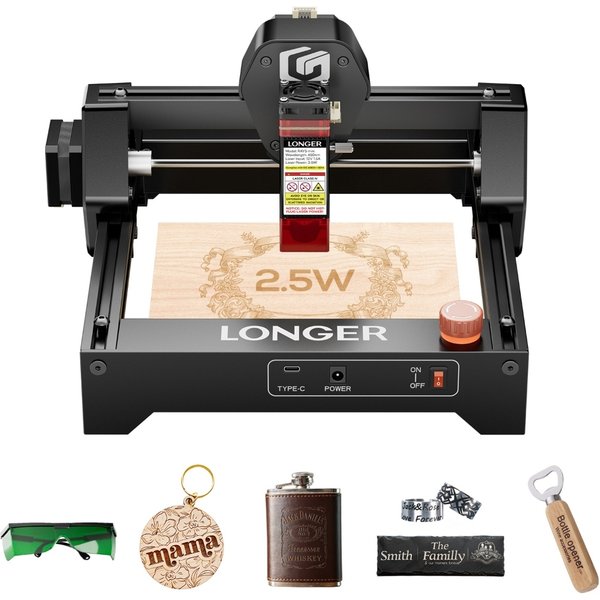 LONGER RAY5 Mini 25W Laser Engraver
