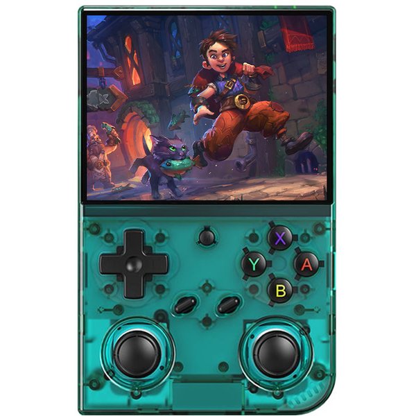 ANBERNIC RG35XXPro Game Console 64GB 128GB Transparent Teal
