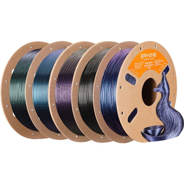 5kg ERYONE High Speed PETG Filament Burnt Titanium