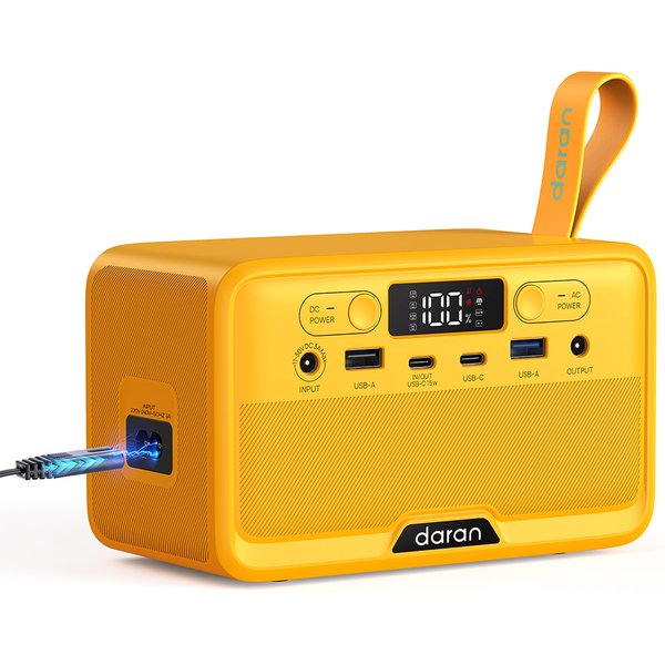 DaranEner YOUYO R100 100W Portable Power Station Yellow