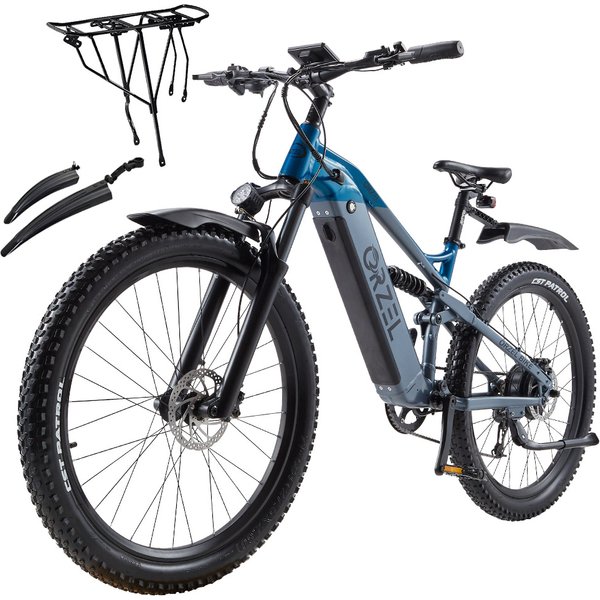 ORZELEBIKE M49 Electric Bike 500W 48V 20AH Blue