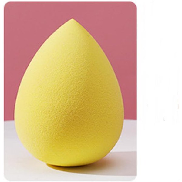 Kropla Wody GąBka Do MakijażU Puder Kosmetyczny Puder Do Twarzy Krem BB Puff Kosmetyczny Mieszanie PodkłAdu GąBka Do PodkłAdu Pink-image