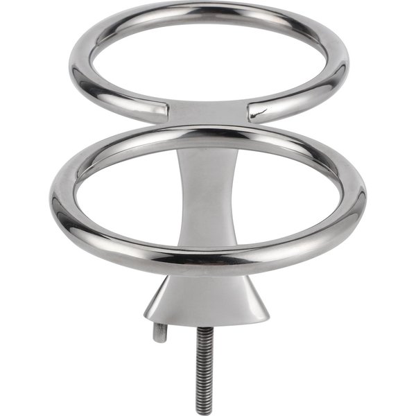 Portavasos De Doble Anillo De Acero Inoxidable 316 Soporte Para Bebidas Para Barco Marino Yate Coche RV-image