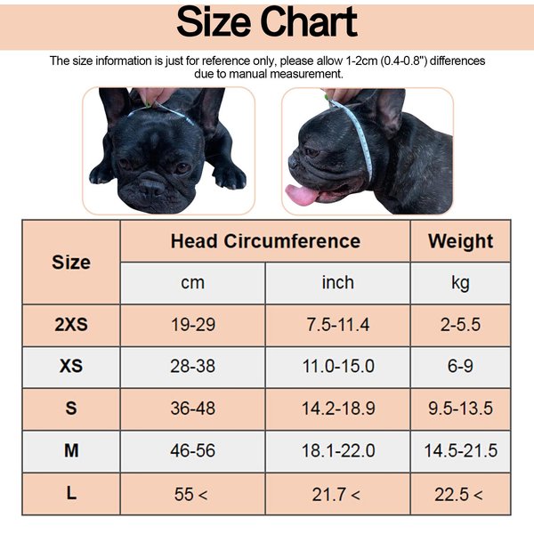 Bozal Para Perro De Hocico Corto Bozal Malla Transpirable Para Entrenamiento Morder Ladrar-image