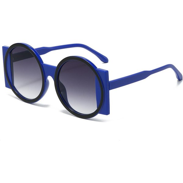 Vintage OkrąGłE Okulary PrzeciwsłOneczne Damskie MęSkie UV400 Luksusowa Marka Designerskie Okulary Modne Okulary SłOneczne Oculus As Picture-image