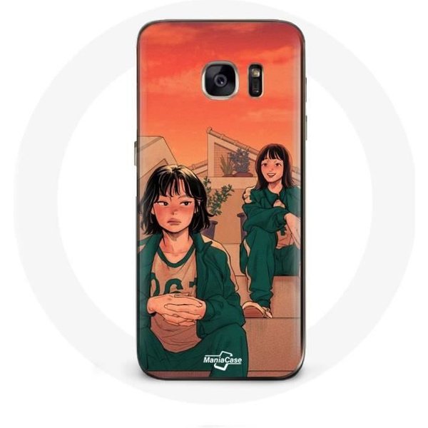 Funda Samsung Galaxy S7 El Juego Del Calamar Kang Sae Byeok NúMero 067 Y Ji Yeong NúMero 240-image