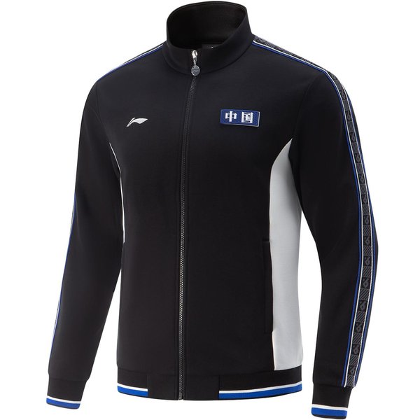 MęSka Kolekcja Li-Ning Li Ning Do Tenisa StołOwego Kurtki I PłAszcze Unisex Czarny 3XL-image