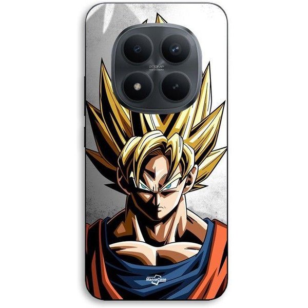 Etui Na Telefon - Maniacase - Xiaomi Redmi Note 15 Pro Plus 5G - Silikon Tpu - Goku Dragon Ball Z Ultra Instynkt - Czarne Czarny-image