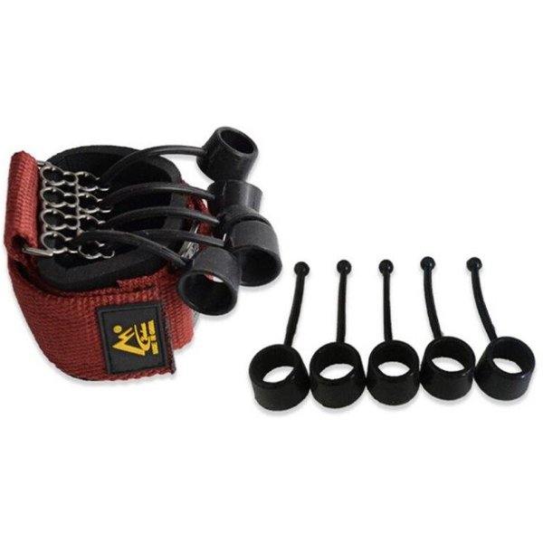 Pinza De Mano Expansor De Dedo Entrenador De Dedo Ejercitador De Resistencia Bandas Fitness Dedo Fuerza Dispositivo De Agarre Entrenamiento De Mano Azul-image