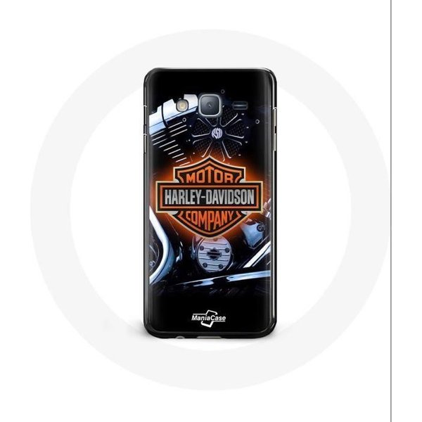 Funda - Maniacase - Samsung Galaxy J5 - Negro - Logo Harley Davidson Motocycles - RíGida-image