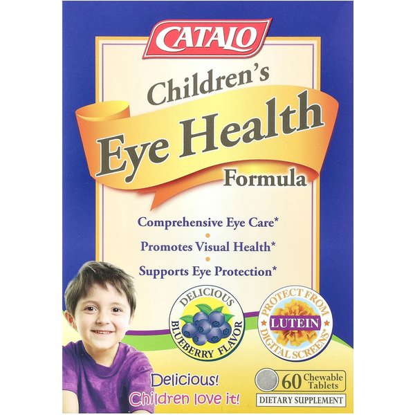 Catalo, FormułA Dla Zdrowia Oczu Dzieci, Jagoda, Do żUcia 60 Tabletek-image