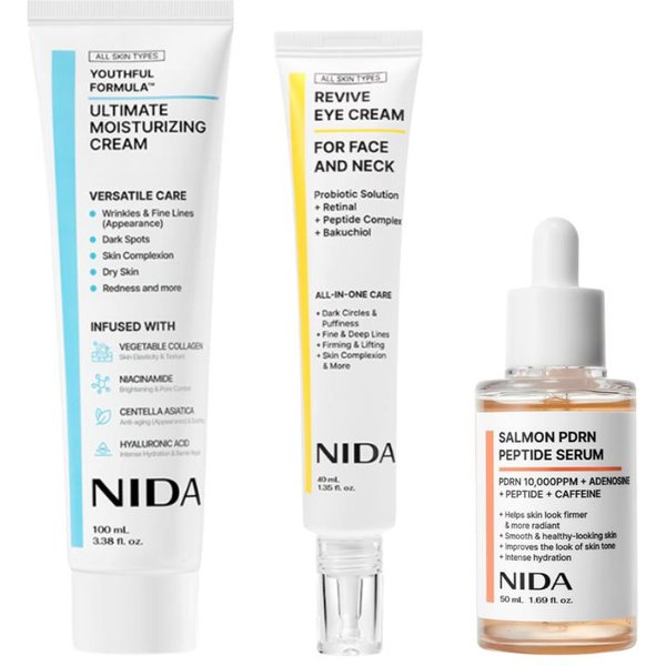 Zestaw KoreańSkiej PielęGnacji Nida Pdrn Peptydowe Serum Krem Pod Oczy NawilżAjąCy Krem Do Twarzy 1Set-image