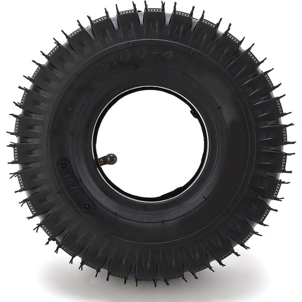 NeumáTico Y CáMara Para Patinete 3.00‑4 Juego De NeumáTico Exterior E Interior Con VáLvula Curva Para Repuesto De Patinete EléCtrico-image