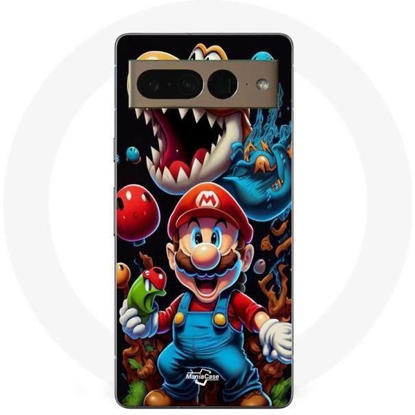 Funda Maniacase Para Google Pixel 7 Pro De La PelíCula Super Mario Bros. Negro-image