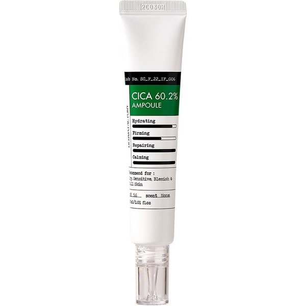 Derma Factory Ampolla Cica 60.2% Calmante Suavizante 30Ml Cuidado Piel Sensible K-Beauty White-image