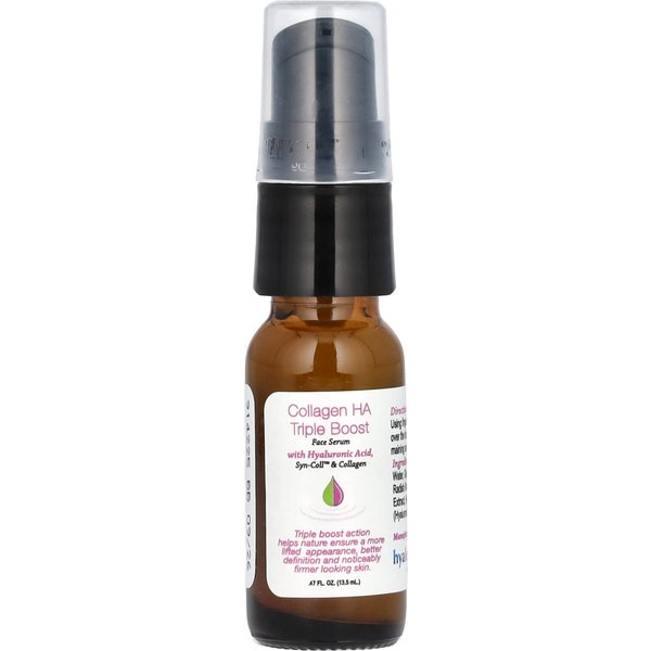 Hyalogic, Collagen HA Triple Boost Serum, With Syn-Coll And Collagen, Fragrance-Free, 0.47 Fl Oz (13.5 Ml) Black-image