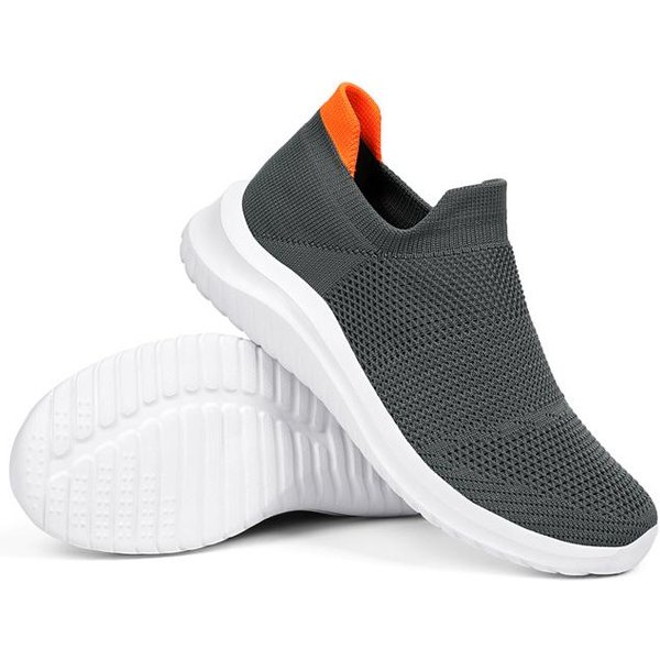 Zapatillas Ligeras Para Correr Zapatillas De Pareja Malla Transpirable Amortiguadoras Caminar Zapatos De Mujer CóModos VersáTiles Zapatos De Hombre 44-image
