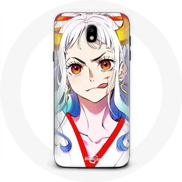 Coque Pour Samsung Galaxy J7 2017 Yamato One Piece Manga - Maniacase Negro-image