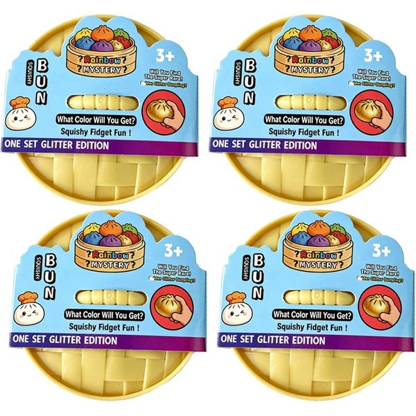 Puszyste Squishies BułEczki Na Parze Zabawka Do Puszczania Baniek Zestaw Puszystych BułEczek Na Parze Ze Parowarem PuszczająCe Banieczki Squishies RozciąGliwe Fidget Sensoryczne-image