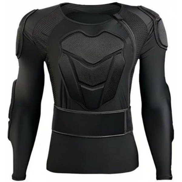 Conjunto De Equipo Protector Para Esquí Ropa Interior Rodilleras Coderas Resistentes A Impactos ProteccióN Profesional Para Snowboard Black-image