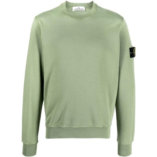 Stone Island Bluza Z Fleecu Barwionego W Masie SzałWiowy MęSkie GóRy Zielony 101563051-V0055 Xl-image