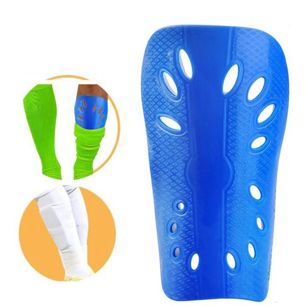 1 Par Espinilleras De FúTbol Antideslizantes CóModas Transpirables NiñOs Adultos Espinilleras Deportivas Engrosadas NiñOs Azul-image