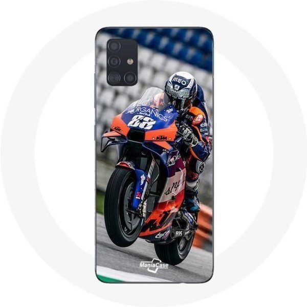 Funda - Maniacase - Samsung Galaxy A52 - Miguel Oliveira Moto GP 88 - Silicona - Suave Negro-image