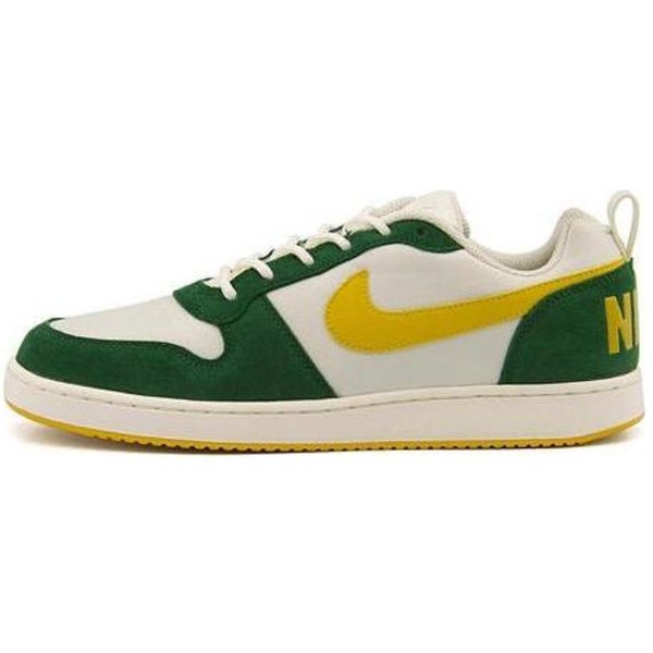 Nike Court Borough Low Premium AntypośLizgowe TrwałE Buty Skate Niskie MęSkie Trampki BiałE Zielone ŻółTe 844881-100 42 Beige-image