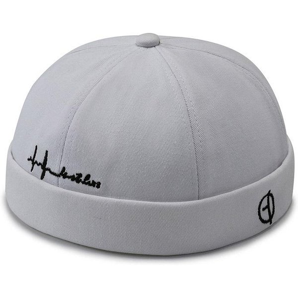MęSkie Czapki Czapka Docker Beanie Czapka Marynarska Czapka Robocza Z PodwinięTym Brzegiem Retro Bez Daszka Z Regulacją-image