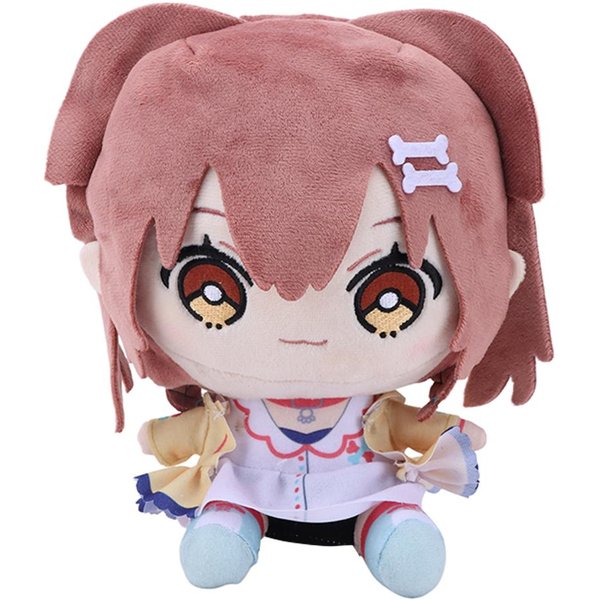 18Cm Inugami Korone Hololive Pluszowe Zabawki Filmowe Pluszaki MięKkie Pluszowe Lalki Inugami Korone Prezenty Urodzinowe Dla FanóW Zabawki Dla Dzieci 18Cm-image