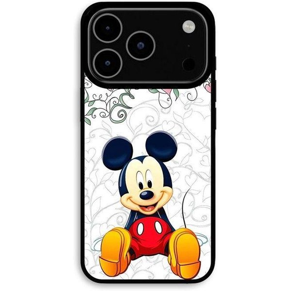 Funda Para Iphone 17 Pro Max Mickey Mouse Disneyland Dibujos Animados Maniacase Negro-image