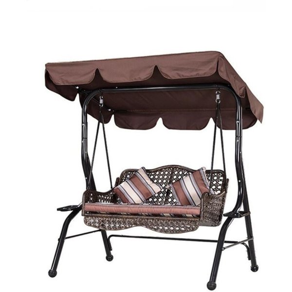Reemplazo De Toldo Para Hamaca De JardíN, Columpio, Toldo Para Techo, Toldo Para Silla, Cubierta Superior Para Lluvia 164X114X15Cm-image