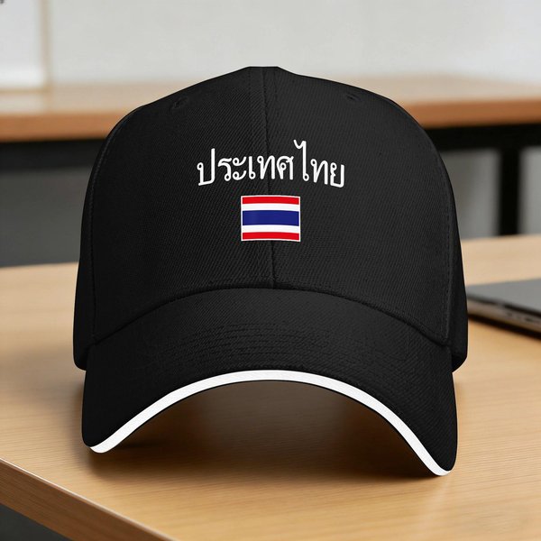 Gorra De BéIsbol Vintage Tailandia Y2K Genial Para Hombres Mujeres Gorra De Camionero ProteccióN Solar Logo Personalizado Tenis Skate Gorra Snapback Idea De Regalo One Size-image