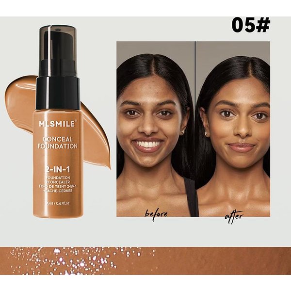 Base De Maquillaje En Crema Para Rostro, Control De Grasa, Mate, Resistente Al Agua, Duradero, Corrector LíQuido, Cobertura Total, Base De Maquillaje, Maquillaje Profesional-image