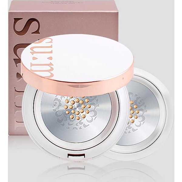 su:m37 Sun Away Cooling Sun CC EX Cushion SPF 50+ / Pa+++ 15G X 2 Szt. White-image