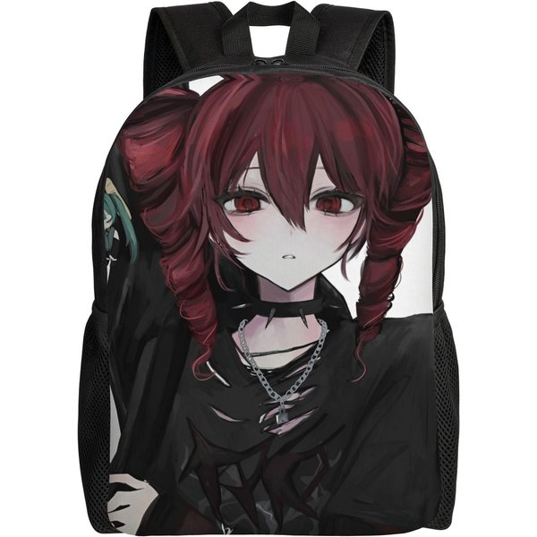 Kasane Teto Anime Vocaloid Chica Mochila Genial Deportiva Estudiante Senderismo Viaje Mochila De DíA Para Hombres Mujeres Universidad Bolso De Hombro-image