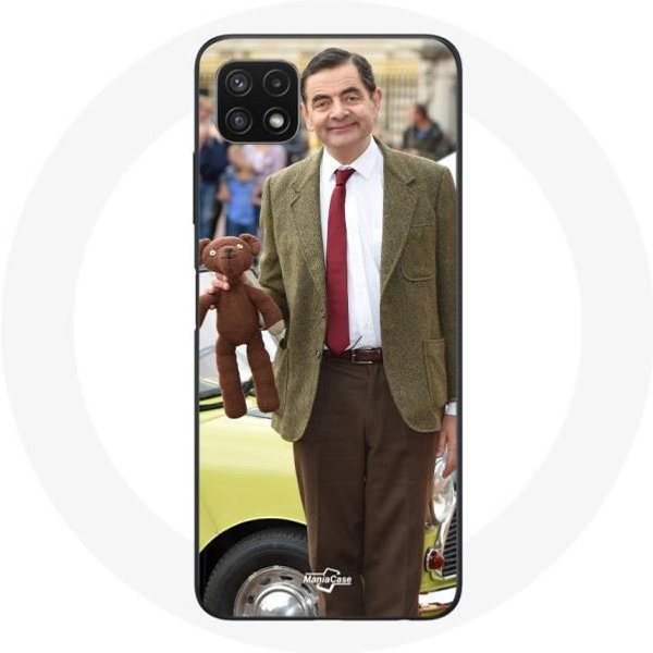 Funda - Maniacase - Samsung Galaxy A22 5G - Negro - Flexible - Mr Bean Negro-image
