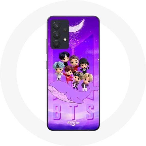 Funda Para Samsung Galaxy A13 5G BTS Tinytan AnimacióN PóSter RM Jin Suga J-Hope Jimin Jungkook Et V Zero O’Clock-image
