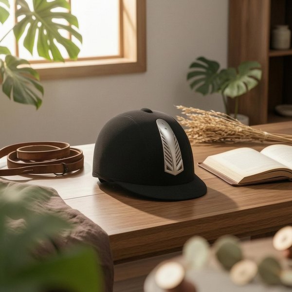 Kask JeźDziecki Regulowany Pasek Kapelusz JeźDziecki WyśCiełAny Kask JeźDziecki Daszek Ochrona GłOwy Dopasowany-image