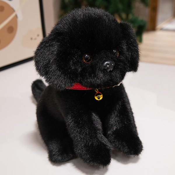 Urocza Pluszowa Zabawka - Pies Rasy Labrador, Wypchany Realistyczny Szczeniak Borsuka, Pluszak Na Prezent Urodzinowy 22Cm-image