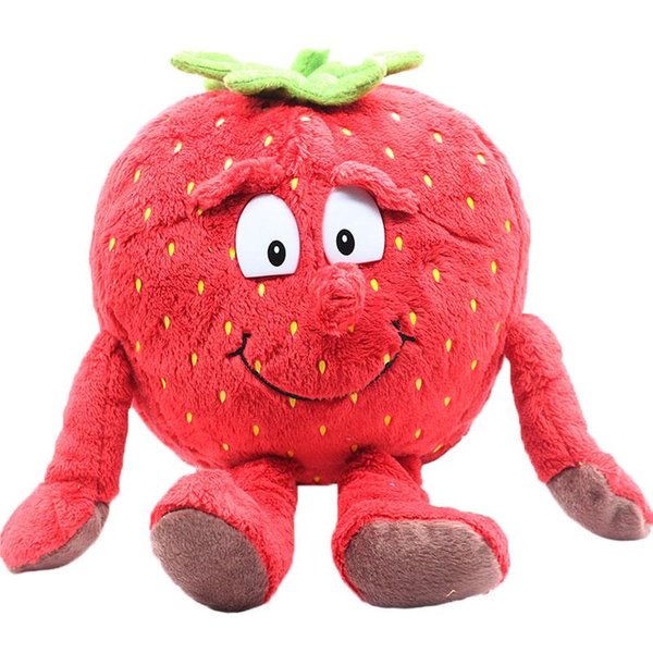 25Cm Pluszowa Zabawka Owoce Warzywa Czosnek Truskawka Brokuł Arbuz Dynia MięKka Pluszowa Lalka Prezent Dla Dziecka 25Cm-image