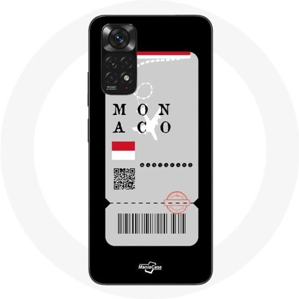 Funda Para Xiaomi Redmi Note 11 4G Billete De AvióN MóNaco-image