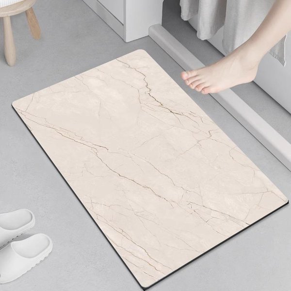 MięKka Mata ChłOnna Z Ziemi Okrzemkowej, Mata PodłOgowa, Mata Pod Stopy, łAzienkowa AntypośLizgowa Do Drzwi, Kuchenna Odporna Na Zabrudzenia I SzorująCa 40X60Cm15.7X23.6In-image