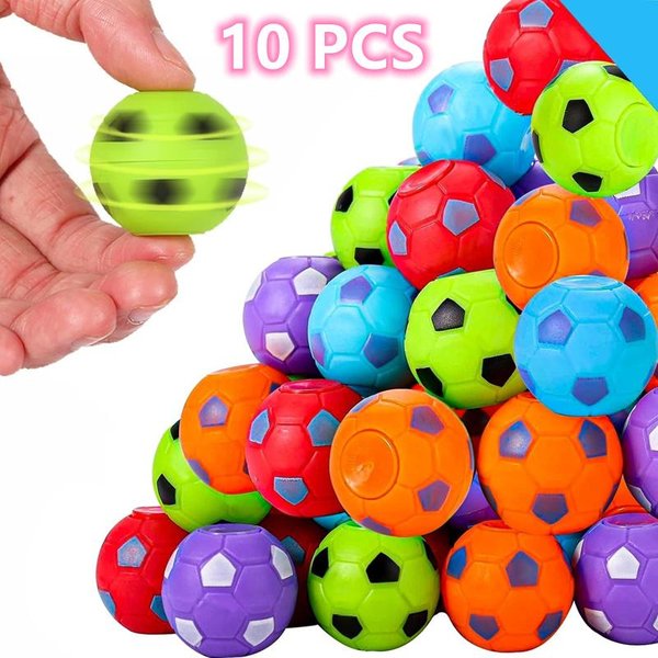Mini Fidget Spinner PiłKa NożNa Zabawka Dla Dziecka, Upominek Na PrzyjęCie PiłKarskie, Nagroda Dla Dzieci W DużEj IlośCi Na Prezent Do Klasy Szkolnej Dla Dzieci Na Urodziny Blue-image