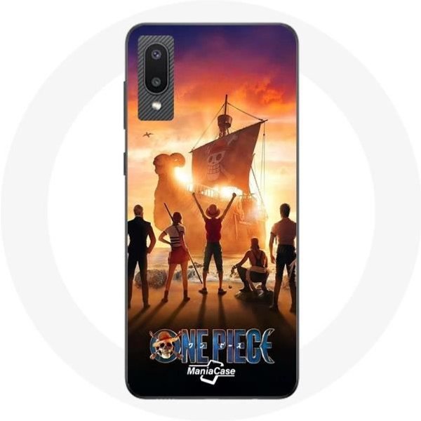 Funda - One Piece - Samsung Galaxy A02 - Flexible - Blanca - Mixta-image