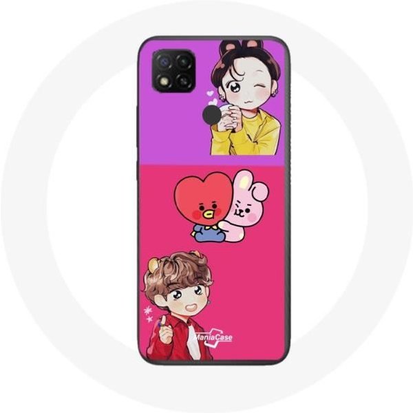 Funda Para Xiaomi Redmi 9C BTS Bangtan BT21 Tata V Chimmy Jimin-image