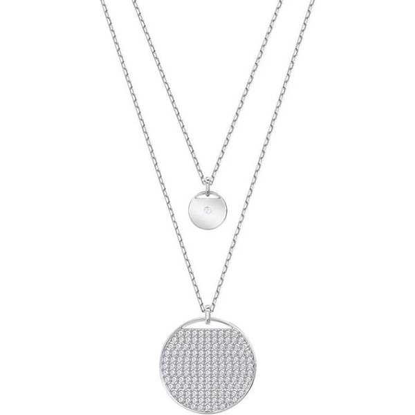 Swarovski Ginger OkrąGłY KryształOwy Naszyjnik Damski BiałY 5389047 Box (Random Color) White-image