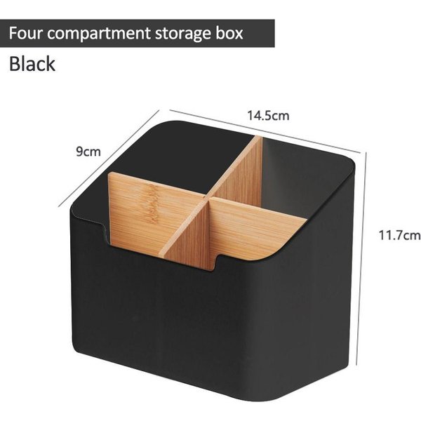 Organizador De Control Remoto Soporte Para Control Remoto De TV Para Mesa Caja De Almacenamiento De Escritorio Multiusos Organizador Para Dormitorio Y Sala De Estar-image