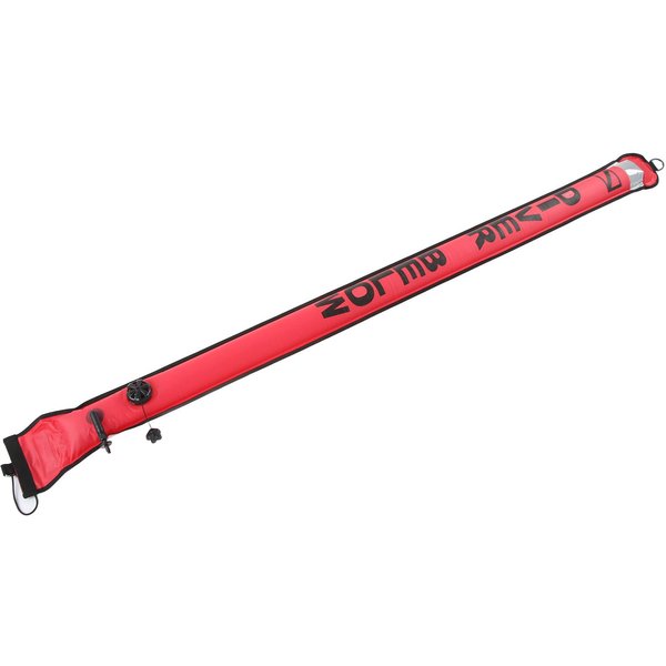 180X15Cm Boya Marcadora De Superficie Para Buceo Alta Visibilidad Marcador De Superficie Inflable Tubo SeñAlizador Rojo Naranja Cinabrio-image
