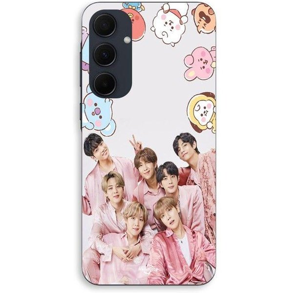 Etui Na Samsung Galaxy A35 Kpop Bts RóżOwy Maniacase RóżOwy-image